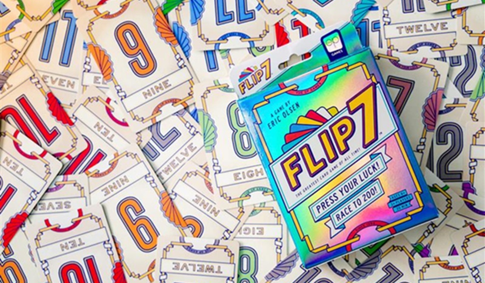 Flip 7 Game with cards and numbers