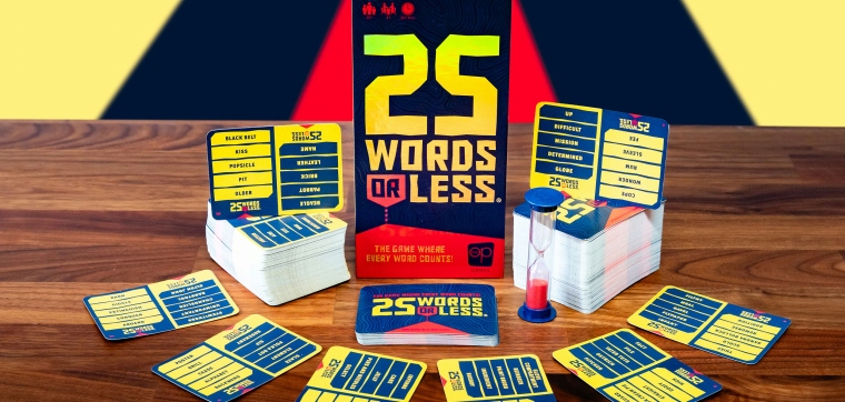 25 Words or Less Party Game with word guessing 